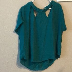 Lush top with cutouts